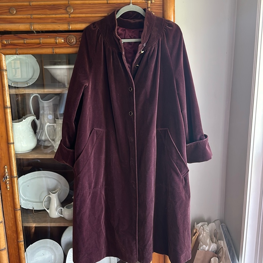 Youth craft vintage voyager west all weather traveler velvet coat medium large